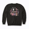 Spooky One Halloween Birthday for Baby Girl sweatshirt for stylish warmth