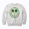 St Pattys Day Lucky Shamrock St Patricks Day Sweatshirt offering heavyweight fleece and sharp shamrock print