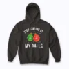 Stop Staring At My Balls Funny hoodie featuring witty print
