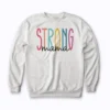 Strong Mama Mom Workout Gym Gift Women Sweatshirt