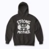 Strong as Mother Mom Muscle Workout Gift Hoodie