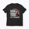 Thank You Veterans Day Memorial Day T-shirt featuring a patriotic design honoring veterans and memorial day.
