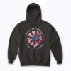 Thank You Veterans Sunflower hoodie offering soft warmth and a striking sunflower emblem.