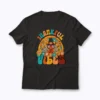 Thankful Vibes Turkey Rainbow Funny Retro shirt featuring a turkey and rainbow design
