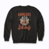 Thanksgiving Coolest Turkey At Table Boys Kids sweatshirt with holiday turkey print