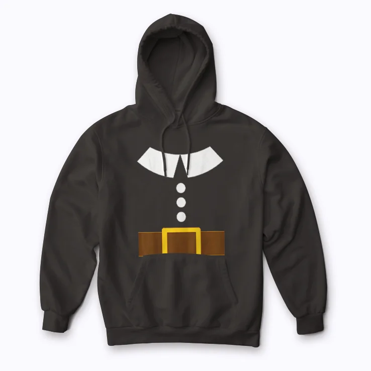 Thanksgiving Pilgrim Costume hoodie with classic Pilgrim theme