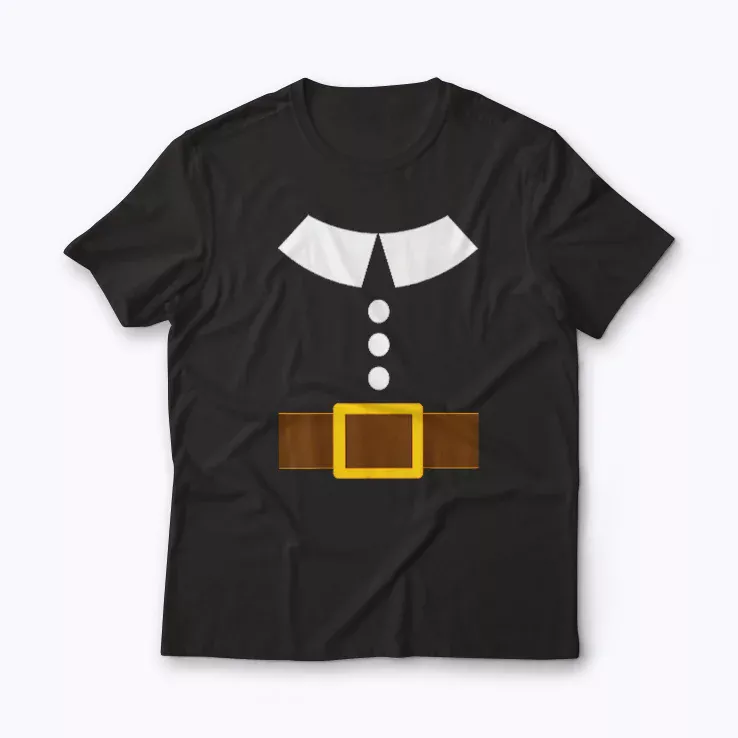 Thanksgiving Pilgrim Costume T-shirt with festive Pilgrim design