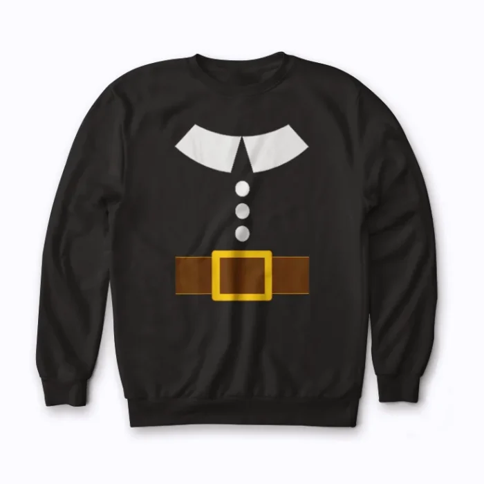 Thanksgiving Pilgrim Costume sweatshirt featuring Pilgrim costume graphic
