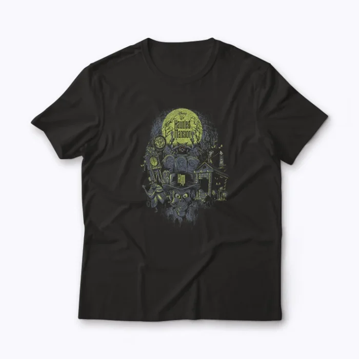 Embrace Halloween vibes with The Haunted Mansion Halloween shirt.