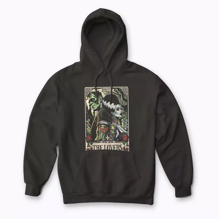Warmth and style: The Monster Frankenstein And Bride hoodie