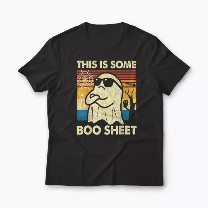 This Is Boo Sheet Ghost Retro Halloween shirt for festive style