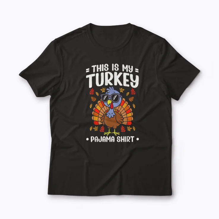 This Is My Thanksgiving Pajama T-shirt for festive holiday comfort