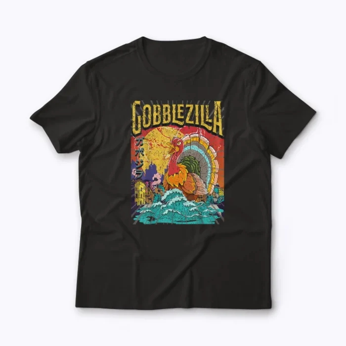 Turkey Day Thanksgiving Gobblezilla shirt featuring festive design