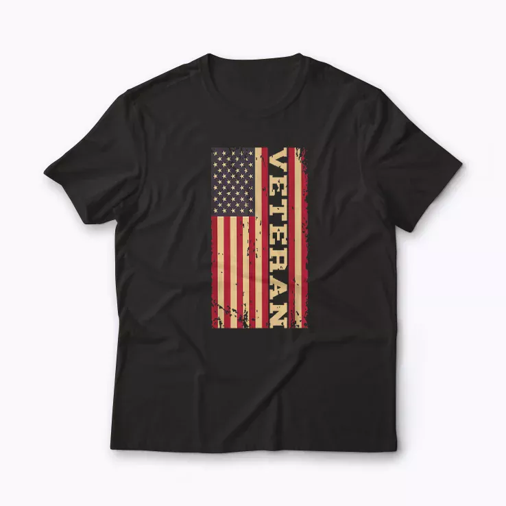 Veteran Veterans Day USA United States T-shirt featuring patriotic design