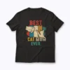 Vintage Cat Mom Best Cat Mom Ever Meow Funny Gift T-shirt