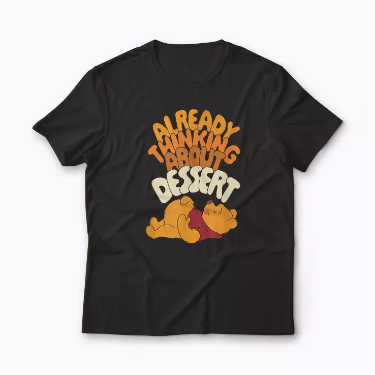 Winnie the Pooh Thanksgiving T-shirt with festive design