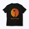 Bauhaus band merch T-shirt featuring iconic band imagery.