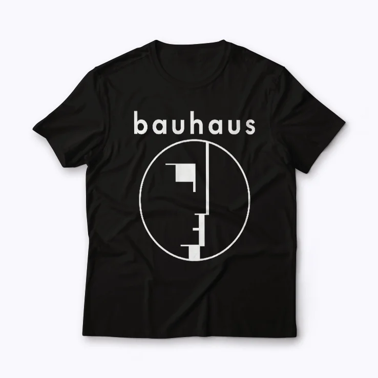 Bauhaus アート Tシャツ 黒 Bauhaus T-Shirt, Black – VESTIGE