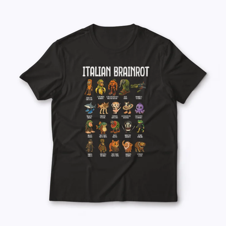 brainrot T-shirt featuring a funny design