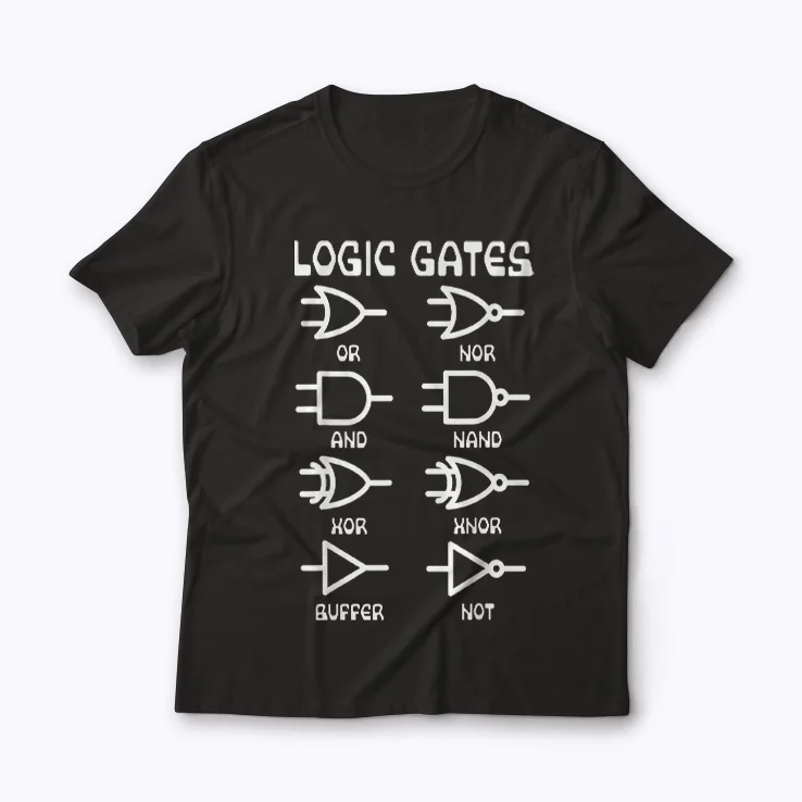 logic gates T-shirt design