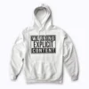 Parental advisory graphic hoodie