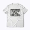 Parental advisory graphic t-shirt