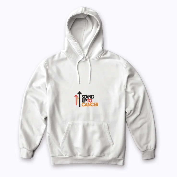 Stand up to cancer Hoodie for warmth and support