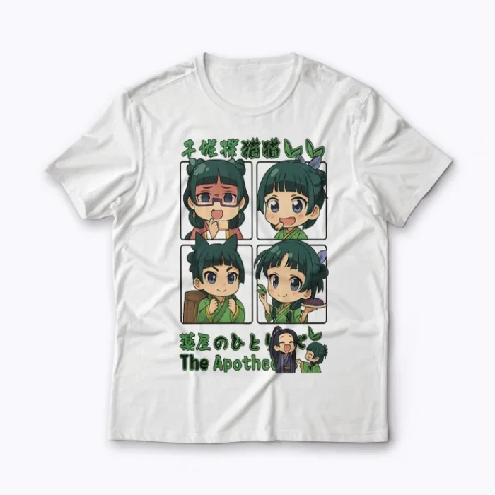 the apothecary diaries T-shirt featuring characters from the series