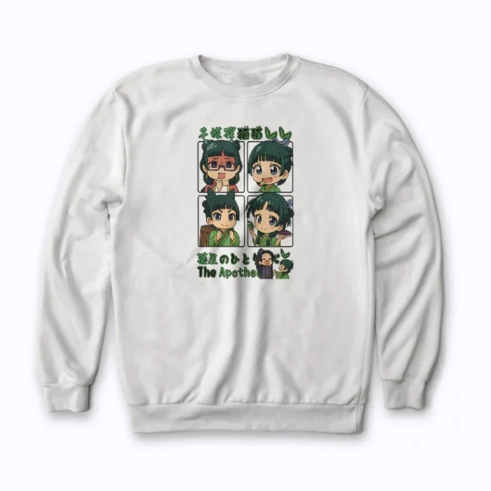 the apothecary diaries Sweatshirt featuring iconic imagery