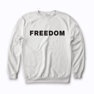 freedom shirt white