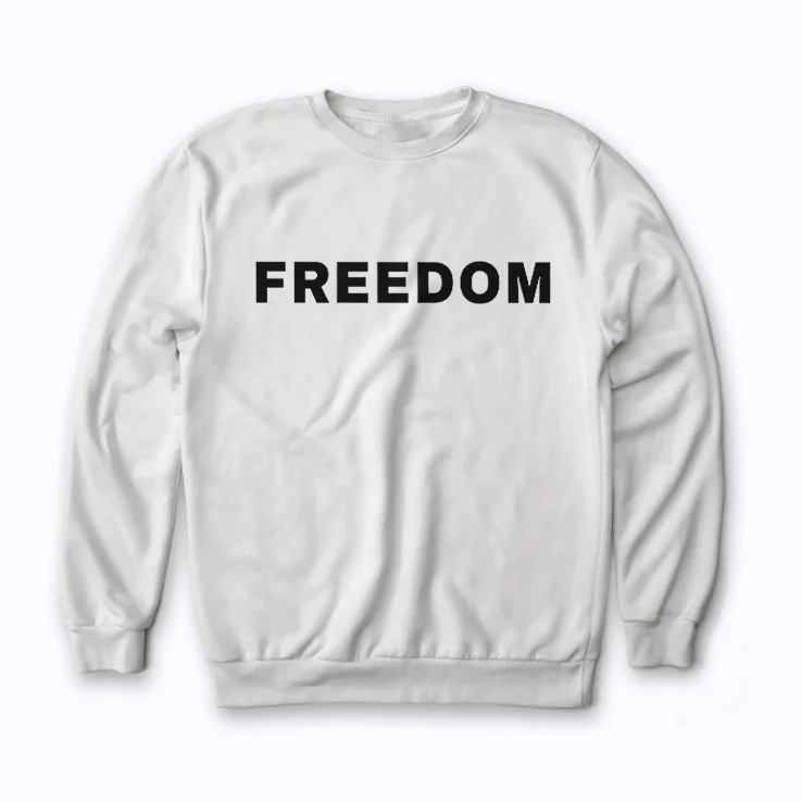 freedom shirt white